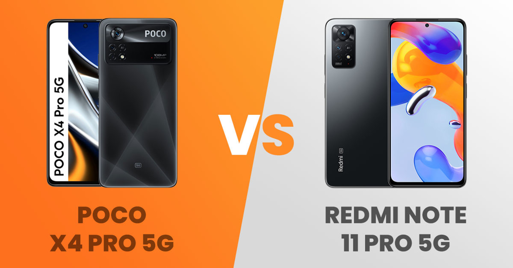مقایسه Poco X4 Pro با Redmi Note 11 Pro از نظر سخت افزار، عملکرد و باتری